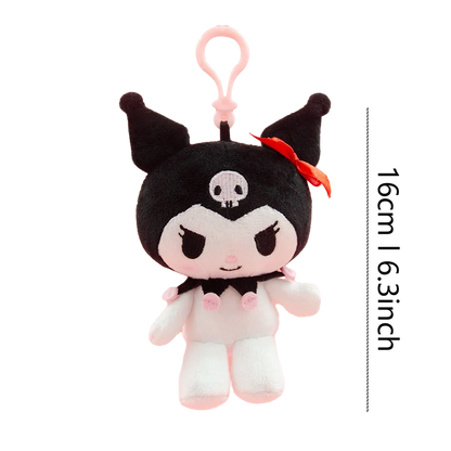 Sanrio Characters Adorable Plush Keychain Pendants