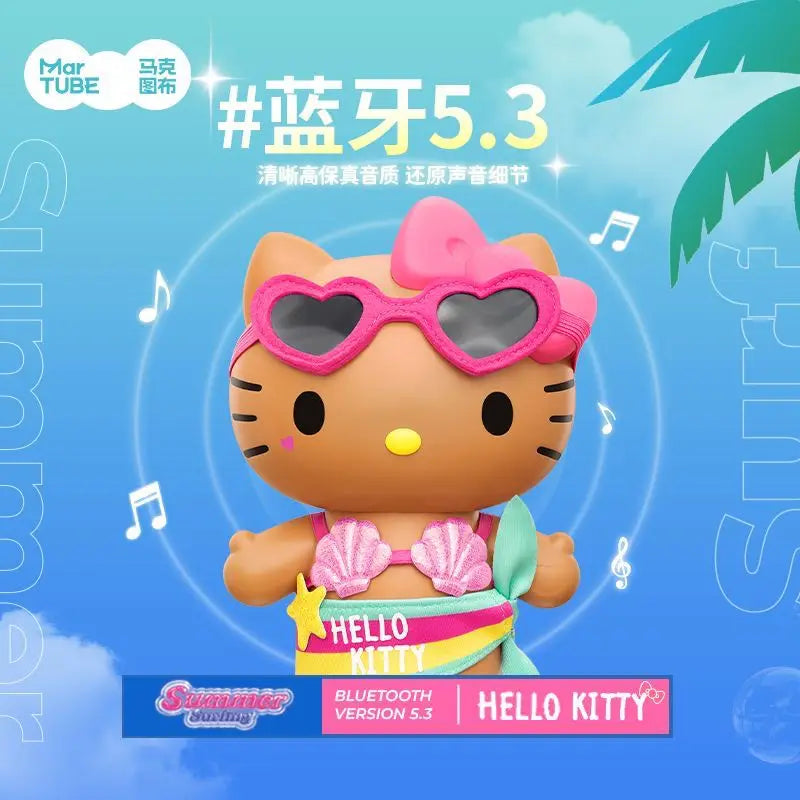 Hello Kitty Portable Bluetooth Speaker 'Summer Surfing' Series [COLLECTIBLE]