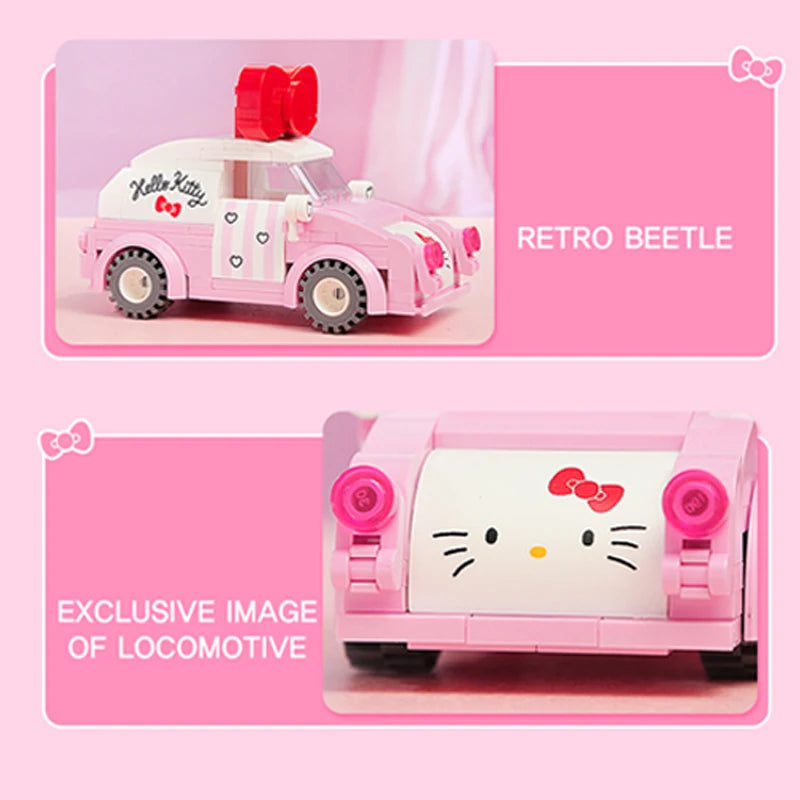 DIY Building Blocks For Mini Kitty Car & Bus