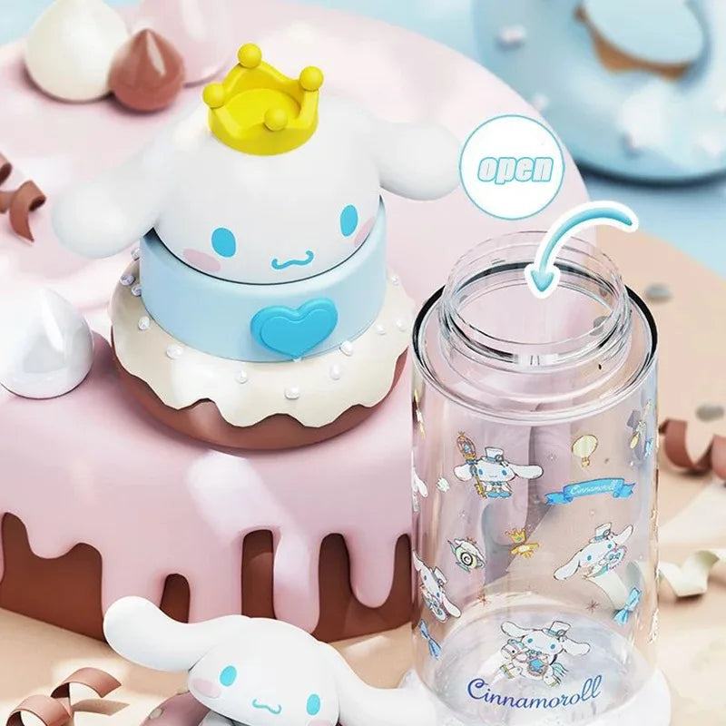 Sanrio Characters Transparent Water Bottle