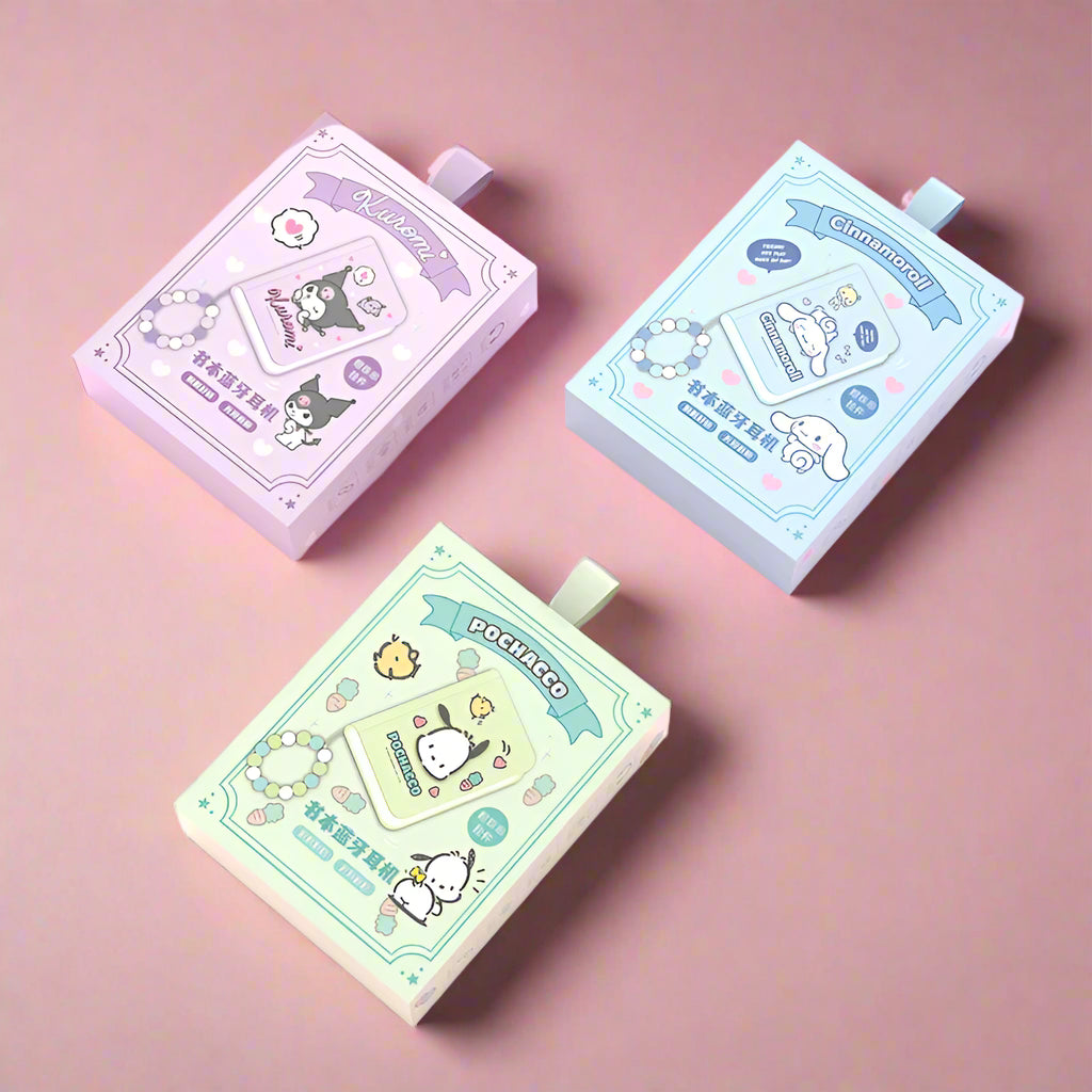 Colorful Wireless Bluetooth Sanrio Earphones
