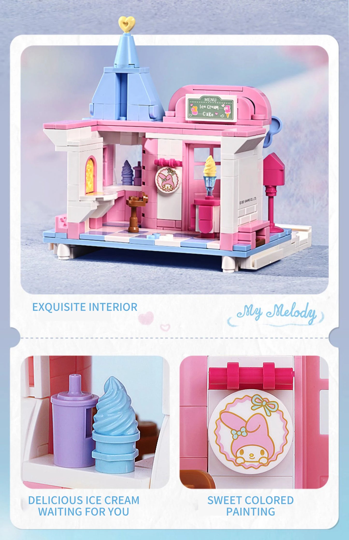 Sanrio Characters 'Family House' Series Building Blocks