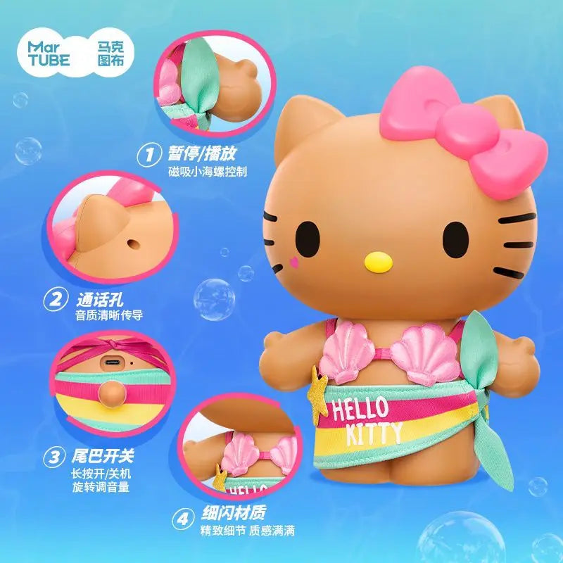Hello Kitty Portable Bluetooth Speaker 'Summer Surfing' Series [COLLECTIBLE]