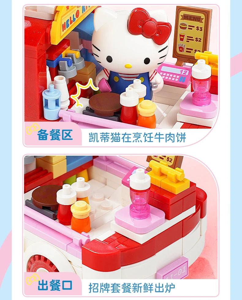 Sanrio Characters 'Food Cart' Series Building Blocks