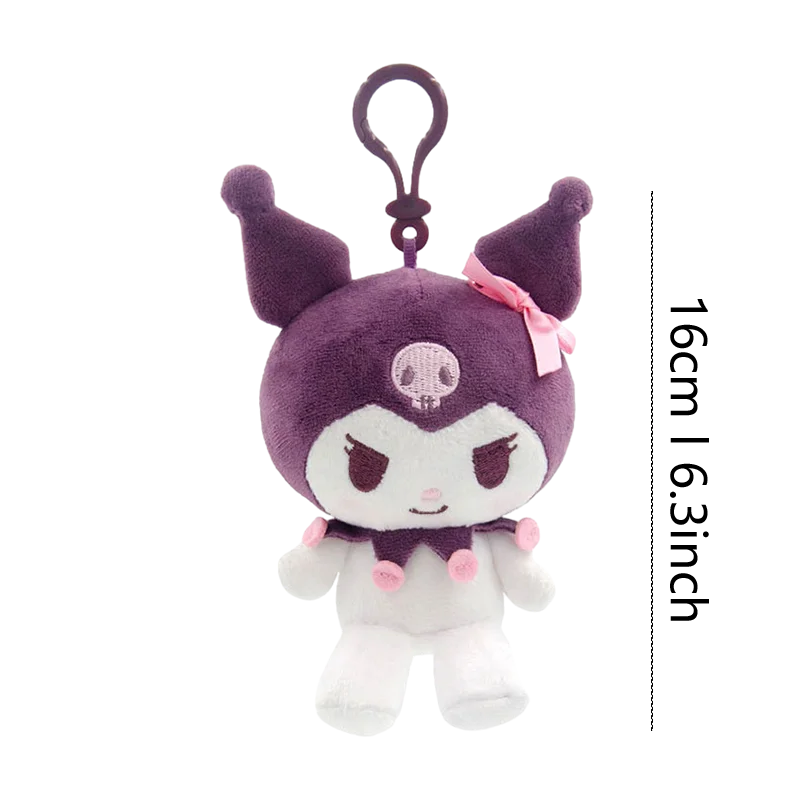 Sanrio Characters Adorable Plush Keychain Pendants