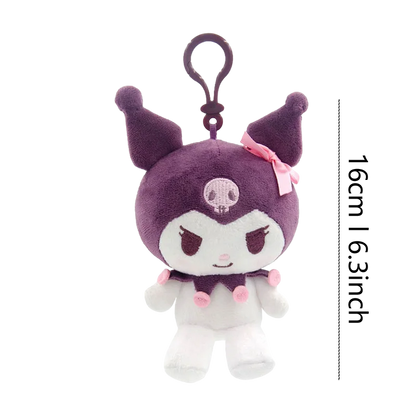 Sanrio Characters Adorable Plush Keychain Pendants