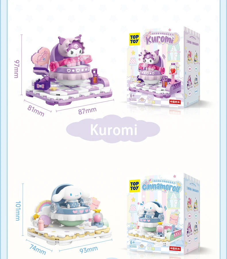 Sanrio Characters 'Rocking Bed' Series Building Blocks