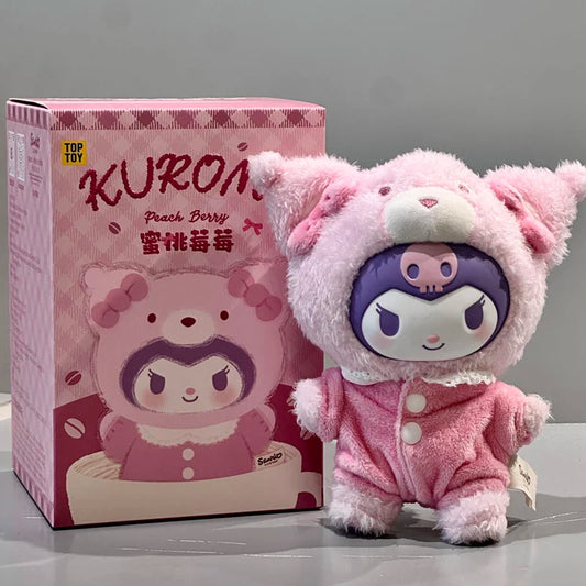 Sanrio Peach Berry Kuromi Blind Box Plush Keychain