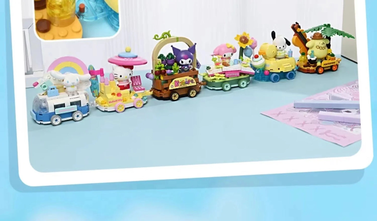 Sanrio Characters 'Summer Float Train' Series Building Blocks