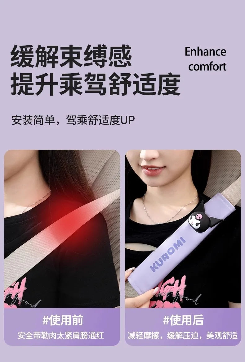 Sanrio Characters Car Seat Belt Protective Cover