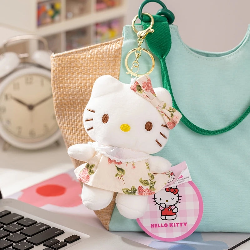 Hello Kitty 12cm Plush Keychain