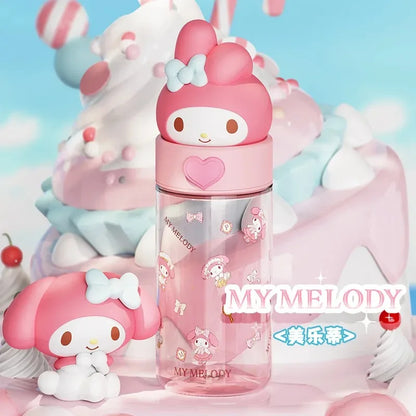 Sanrio Characters Transparent Water Bottle