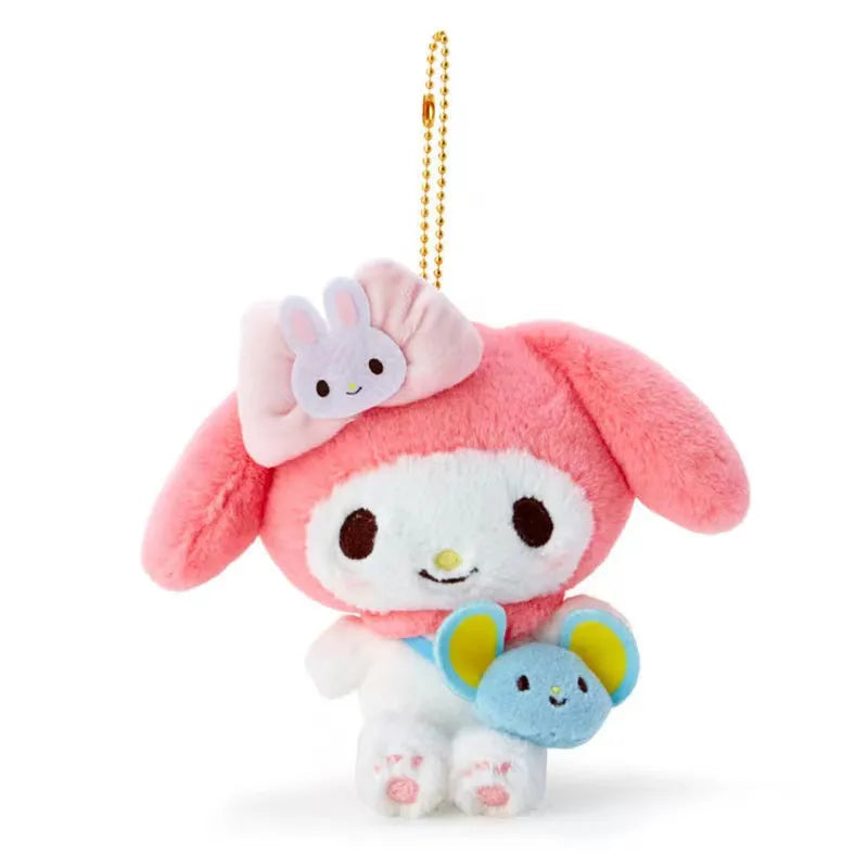 Sanrio Character Plush Keychain Pendants