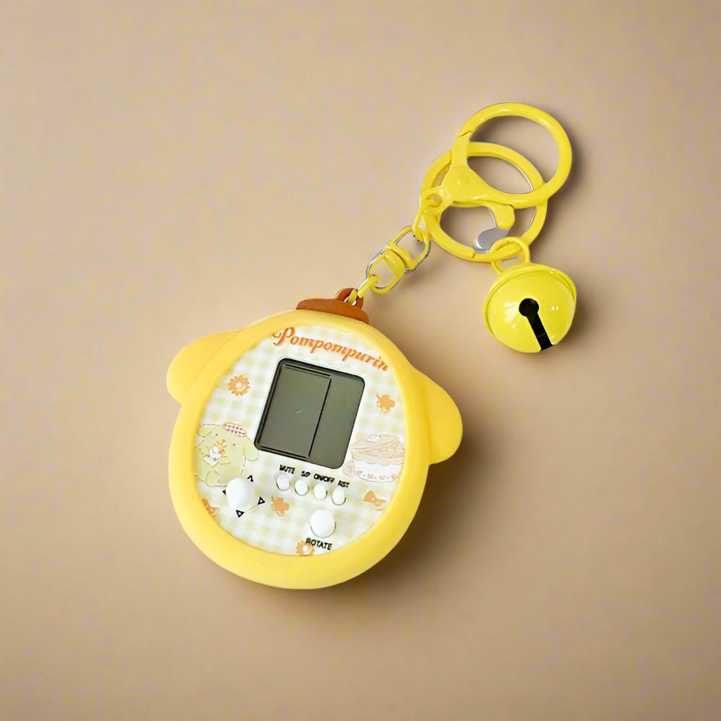 A collection of colorful Tamagachi Silicone Sanrio Protective Cases with various character designs.