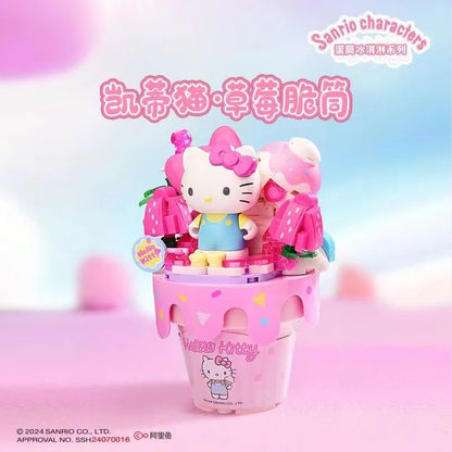 Sanrio Characters 'Ice Cream Cake' Series Building Blocks