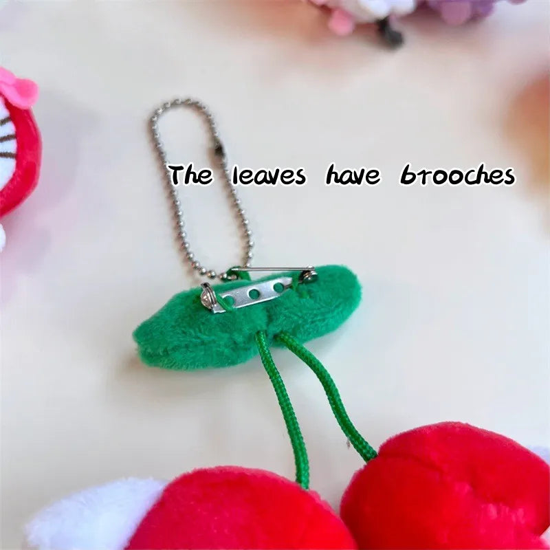 Sanrio Characters 'Cherry' Series Plush Keychains