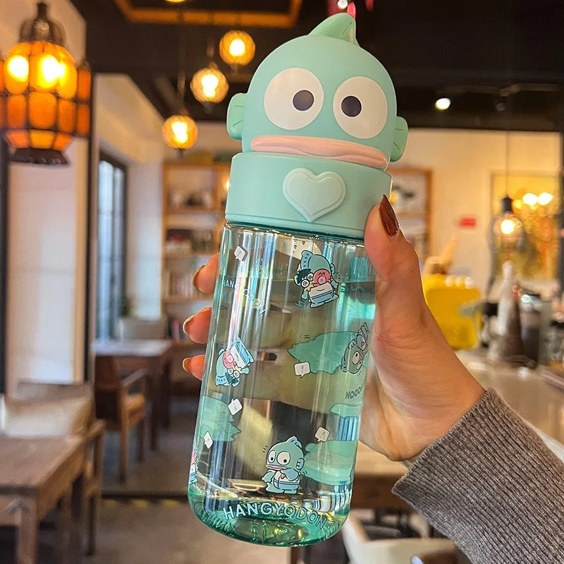 Sanrio Characters Transparent Water Bottle