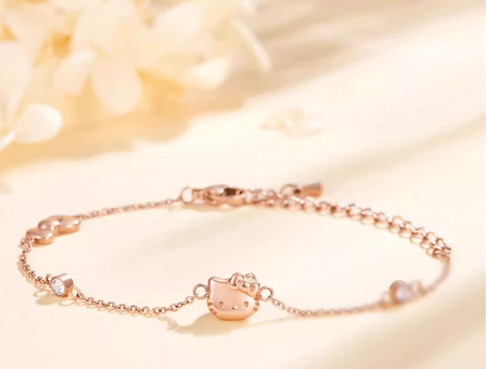 Rose Gold Hello Kitty Bracelet