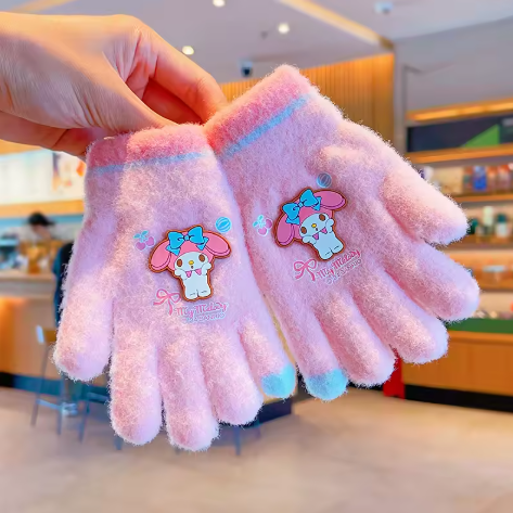 Sanrio Character Soft Winter Gloves