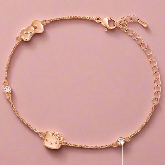 Rose Gold Hello Kitty Bracelet