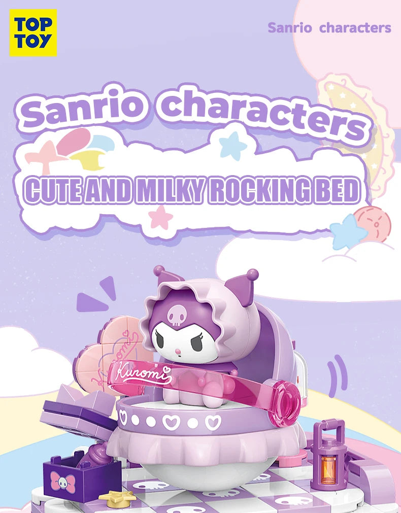 Sanrio Characters 'Rocking Bed' Series Building Blocks
