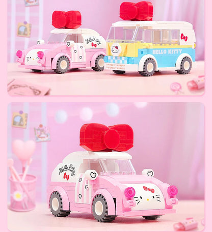 DIY Building Blocks For Mini Kitty Car & Bus