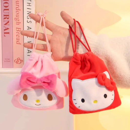 Sanrio Drawstring Storage Baggies