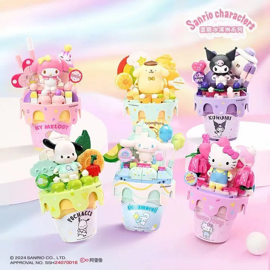 Sanrio Characters 'Ice Cream Cake' Series Building Blocks