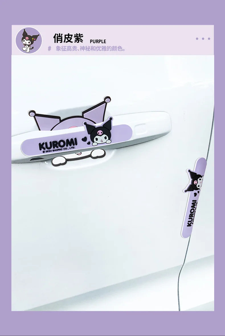 Kuromi Car Door Handle Decoration