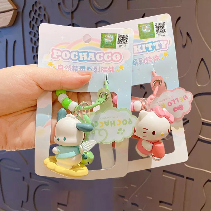 Sanrio Characters Adorable Purse or Phone Keychain Charm