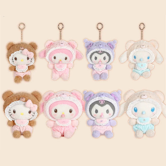 Sanrio Characters Baby Plush Doll & Keychains