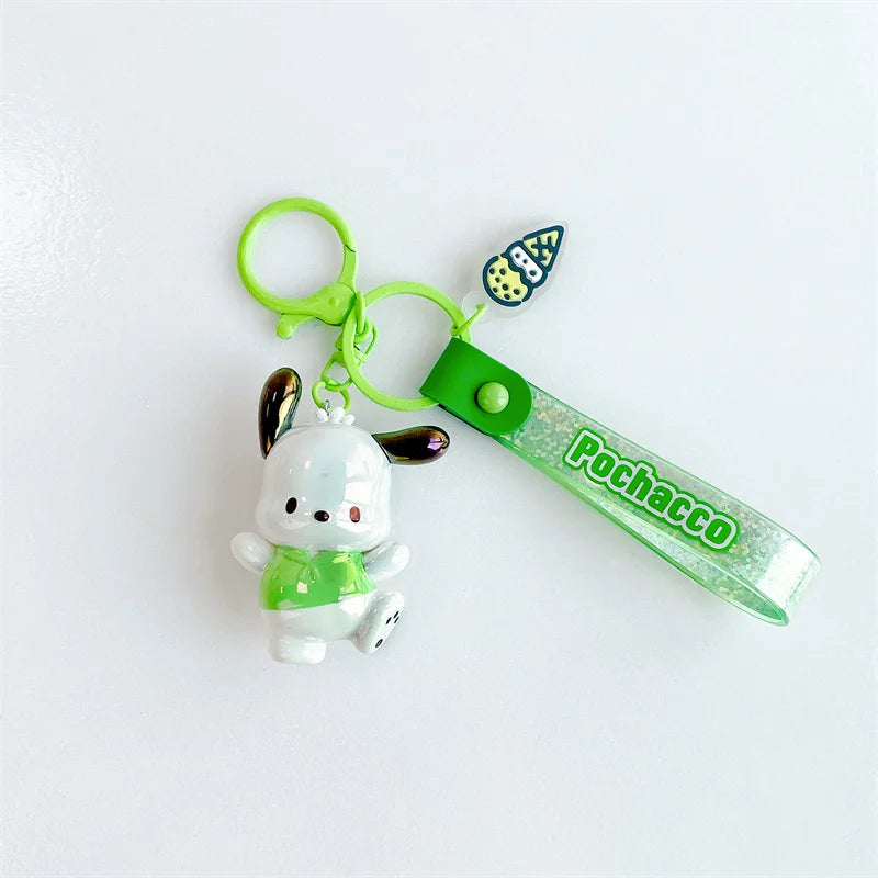 Sanrio Character Glossy Adorable Keychains