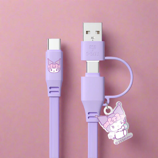 2-In-1 Adapter Storage Charging Cable
